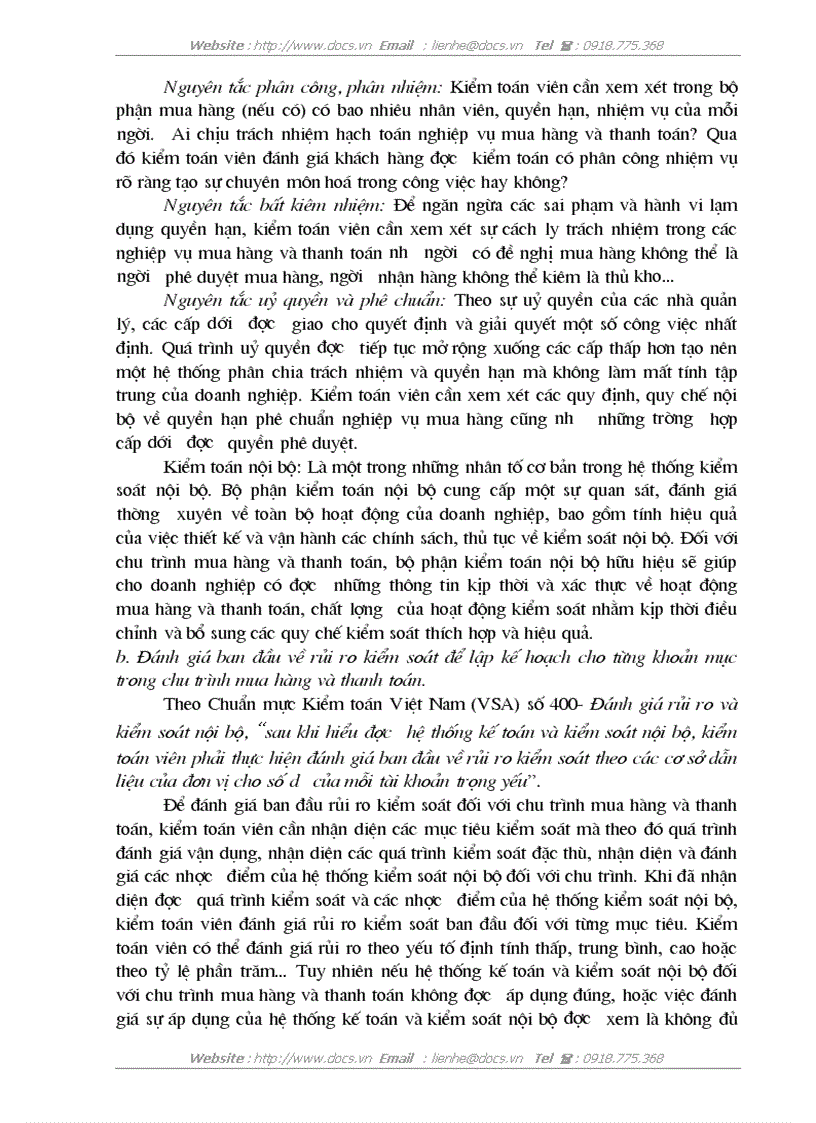 image for page Hoàn thiện quy trình kiểm toán chu trình mua hàng và thanh toán trong kiểm toán Báo cáo tài chính do Công ty Dịch vụ Tư vấn Tài chính Kế toán và Kiểm