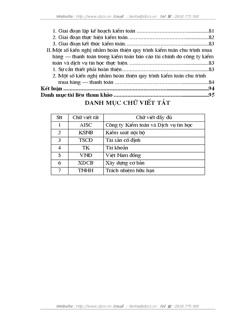 image for page Hoàn thiện quy trình kiểm toán chu trình mua hàng thanh toán trong kiểm toán báo cáo tài chính do Công ty kiểm toán và dịch vụ tin học AISC thực h