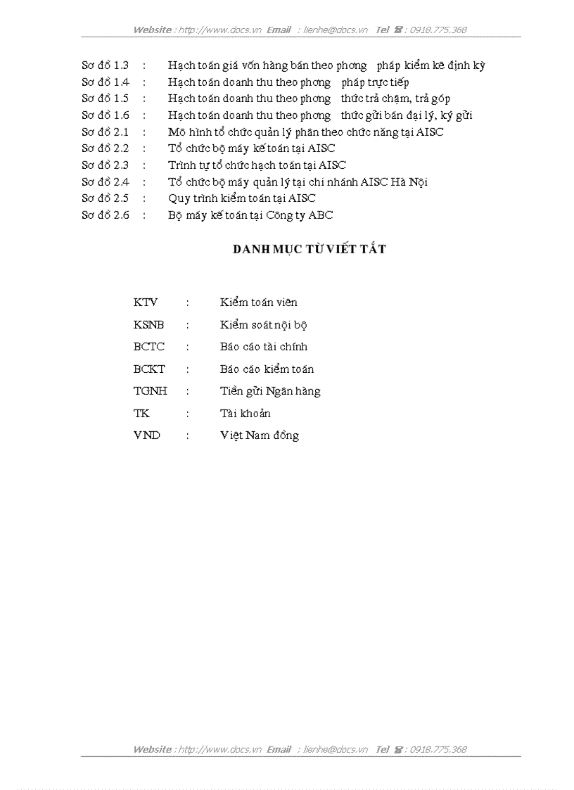 image for page Hoàn thiện kiểm toán chu trình bán hàng và thu tiền trong kiểm toán Báo cáo tài chính do AISC thực hiện