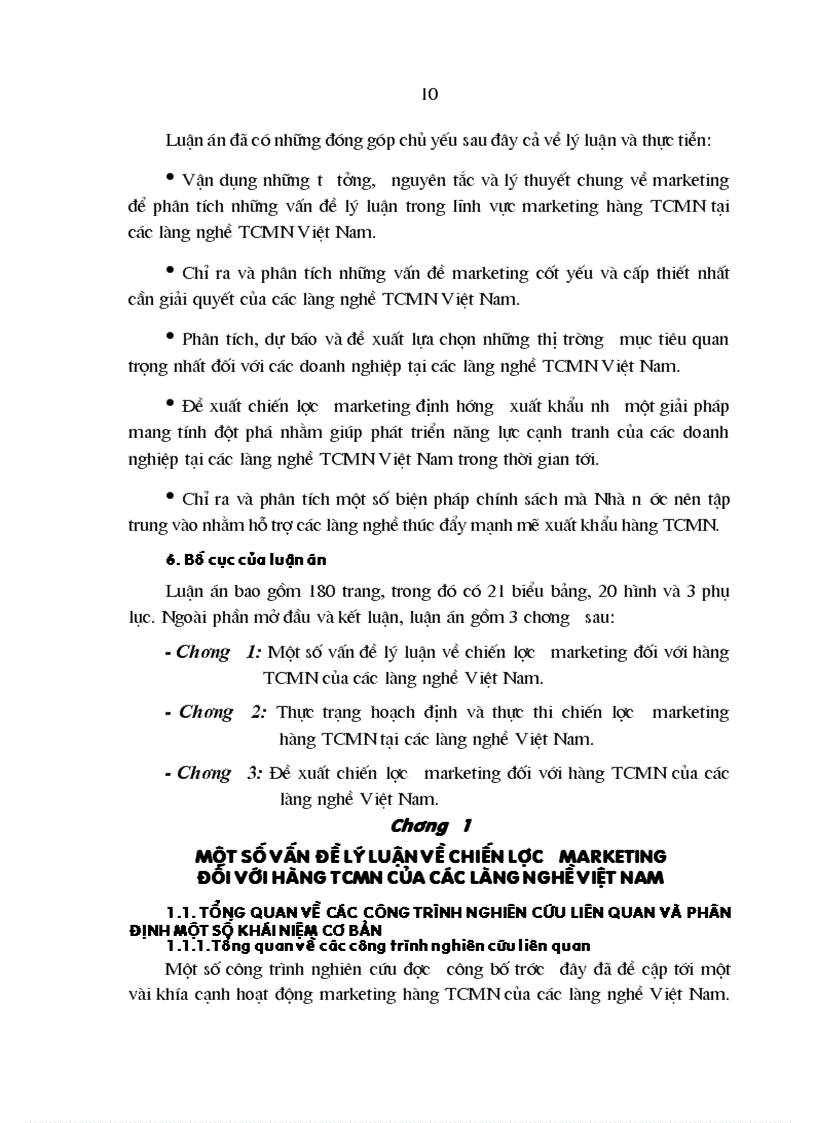 image for page Chiến lược marketing đối với hàng thủ công mỹ nghệ của các làng nghề việt nam đến năm 2010