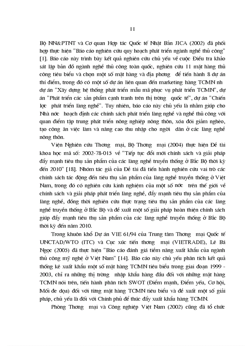 image for page Chiến lược marketing đối với hàng thủ công mỹ nghệ của các làng nghề việt nam đến năm 2010