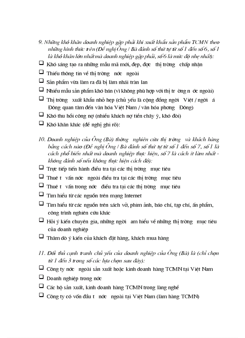 image for page Chiến lược marketing đối với hàng thủ công mỹ nghệ của các làng nghề việt nam đến năm 2010