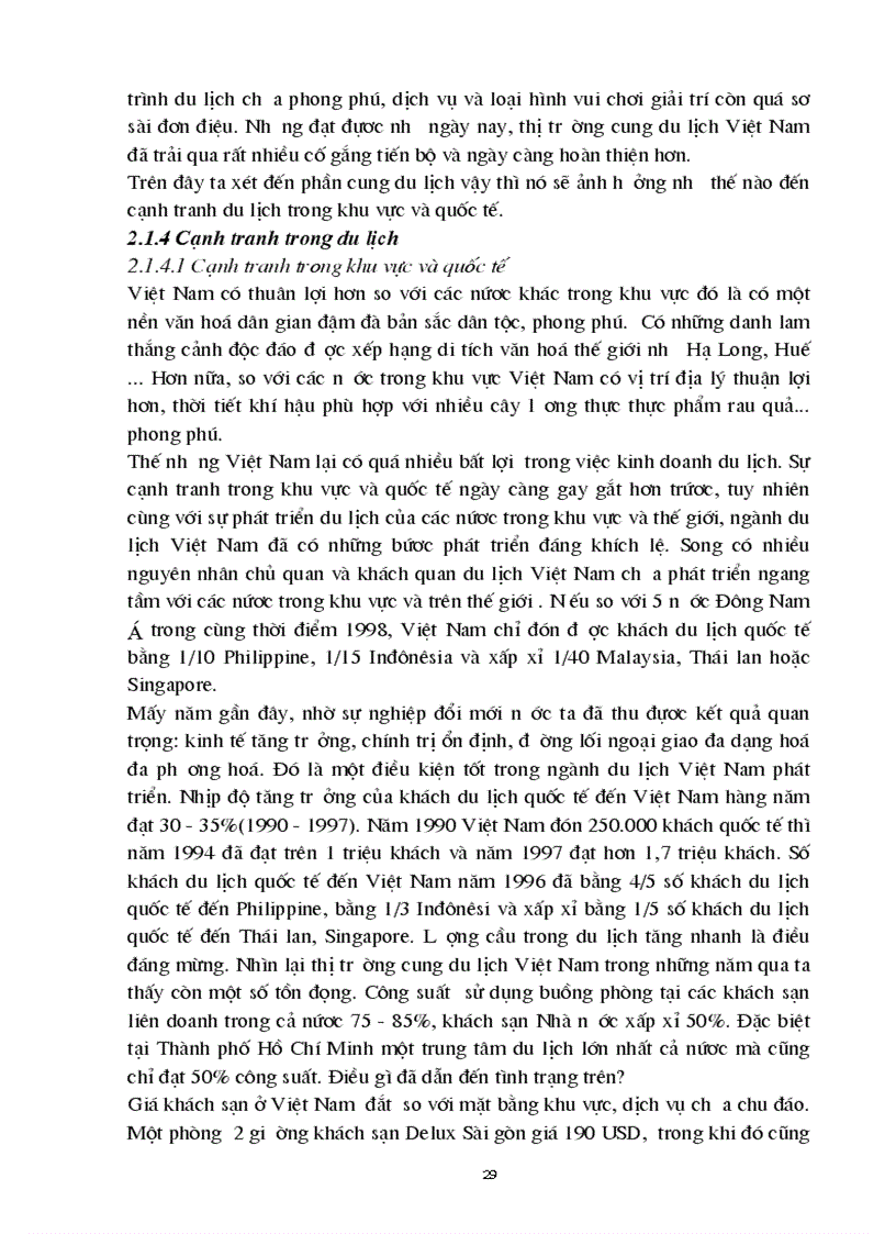 image for page Giá chính sách giá trong kinh doanh lữ hành của công ty Du lịch dịch vụ Tây Hồ thực trạng và giải pháp thu hút khách