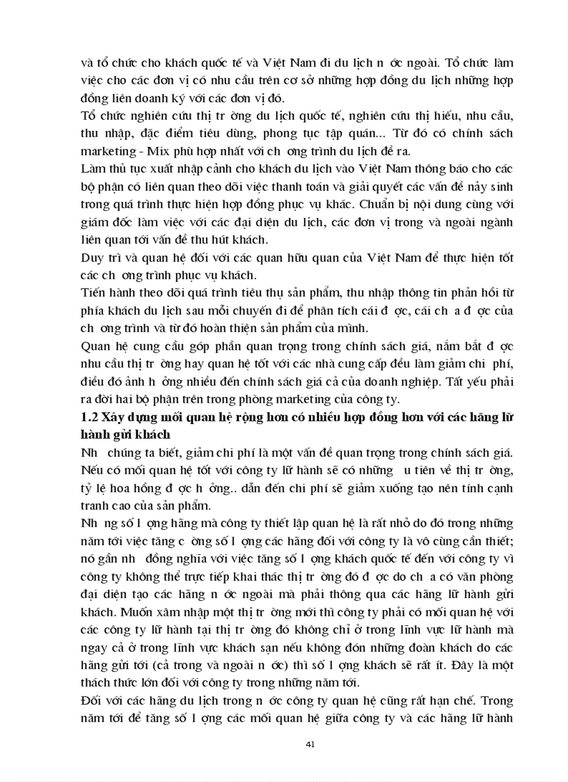 image for page Giá chính sách giá trong kinh doanh lữ hành của công ty Du lịch dịch vụ Tây Hồ thực trạng và giải pháp thu hút khách