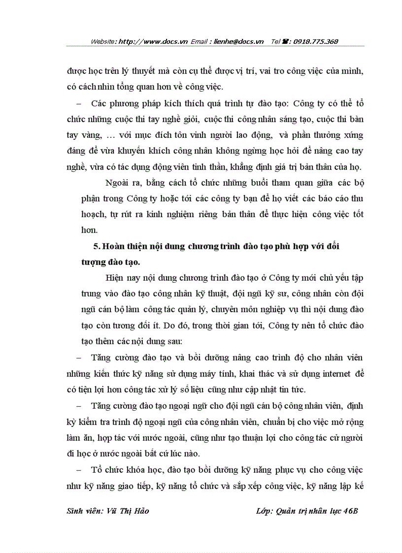 image for page Một số giải pháp nhằm hoàn thiện công tác đào tạo và phát triển nguồn nhân lực tại Công ty Thuốc lá Thăng long
