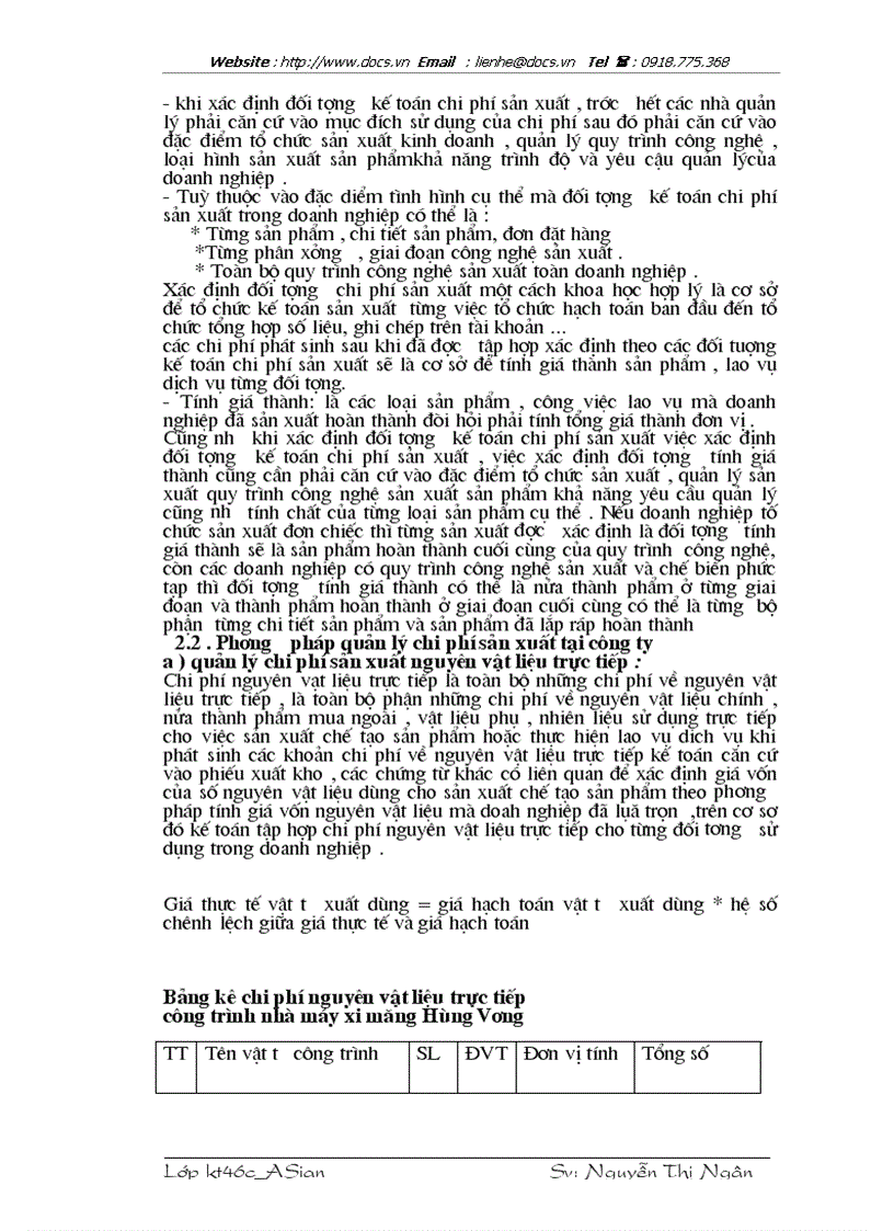 image for page Quản lý chi phí sản xuất và giá thành sản phẩm công ty TNHH nhà nước MTV