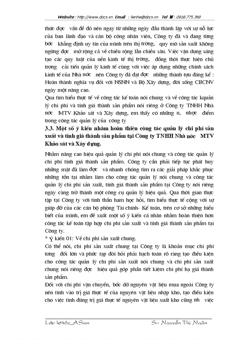 image for page Quản lý chi phí sản xuất và giá thành sản phẩm công ty TNHH nhà nước MTV