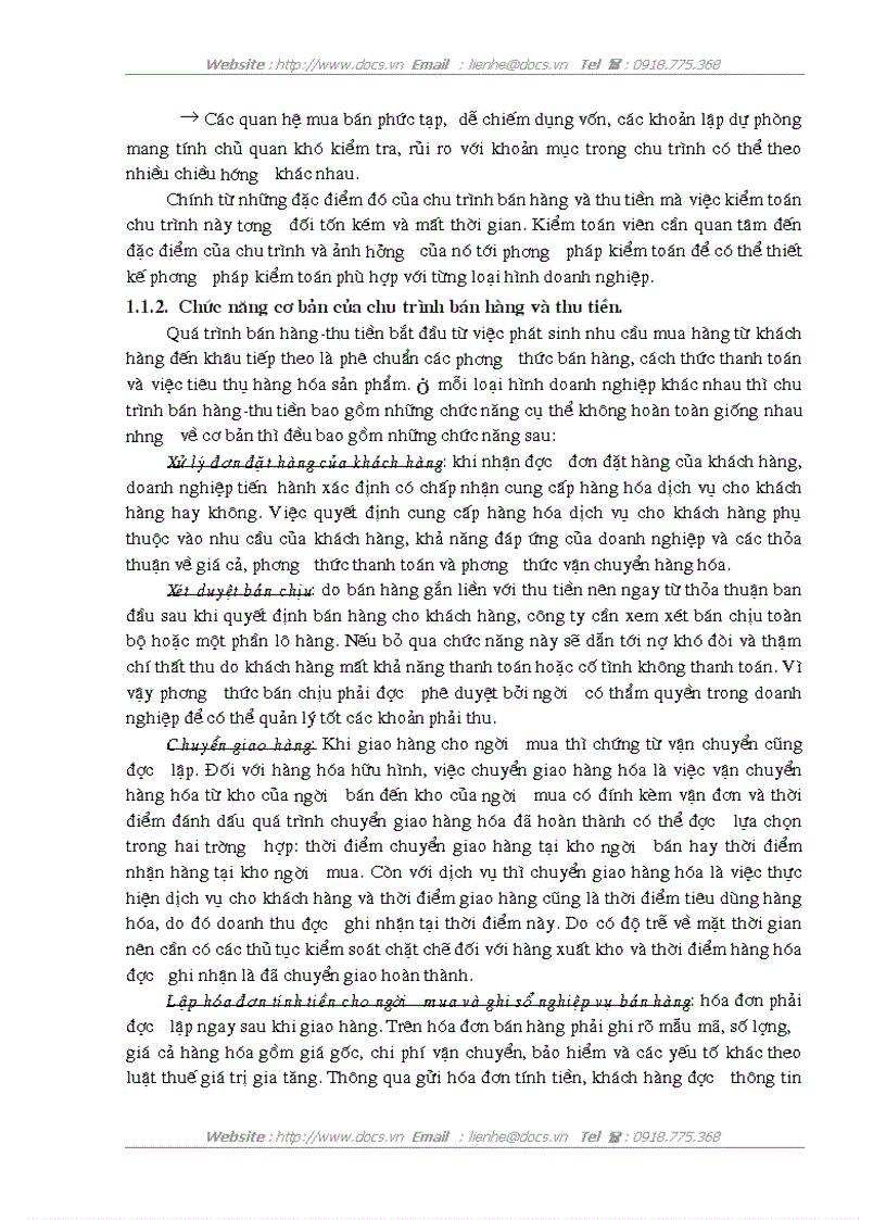image for page Hoàn thiện kiểm toán chu trình bán hàng và thu tiền trong quy trình kiểm toán báo cáo tài chính do Công ty TNHH Kiểm toán và Tư vấn ACPA thực hiện