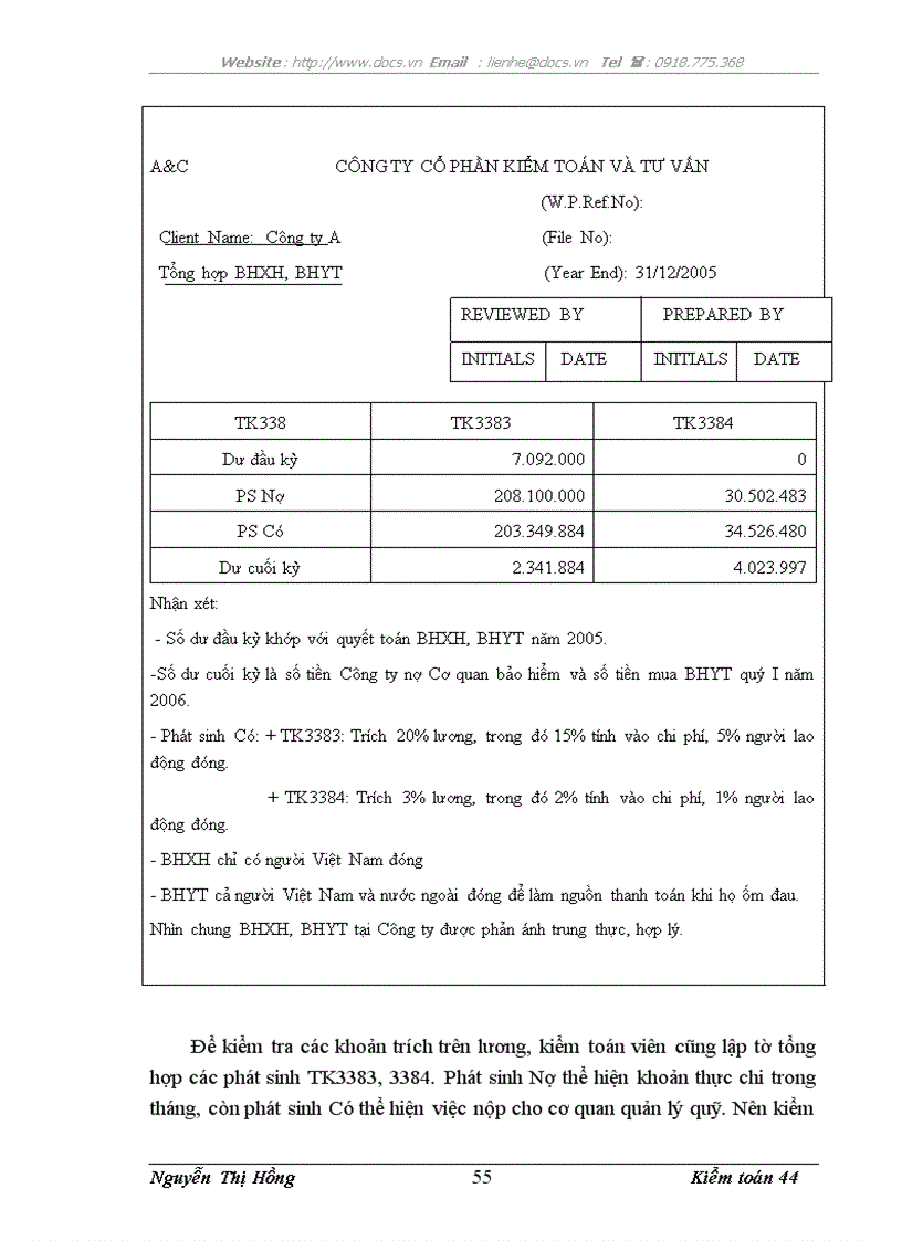 image for page Hoàn thiện quy trình kiểm toán Tiền lương và các khoản trích trên tiền lương trong kiểm toán tài chính do Công ty Cổ phần Kiểm toán và Tư vấn A C ch