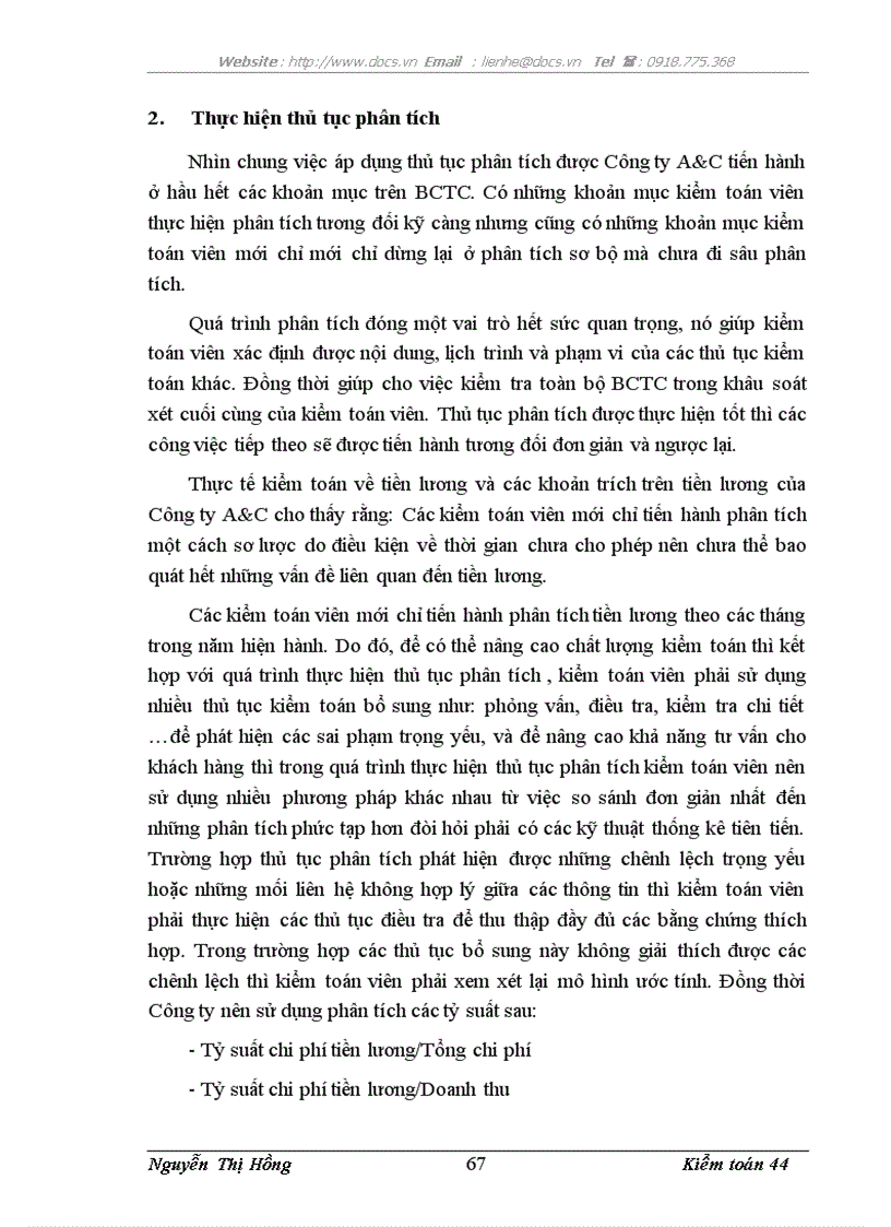 image for page Hoàn thiện quy trình kiểm toán Tiền lương và các khoản trích trên tiền lương trong kiểm toán tài chính do Công ty Cổ phần Kiểm toán và Tư vấn A C ch