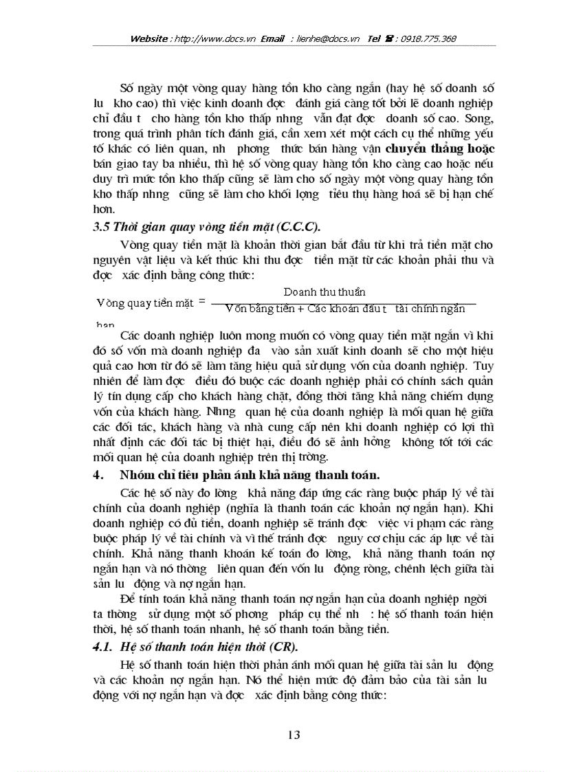 image for page Một số giải pháp nhằm nâng cao hiệu quả sử dụng vốn lưu động tại Công ty trách nhiệm hữu hạn Tân Thành