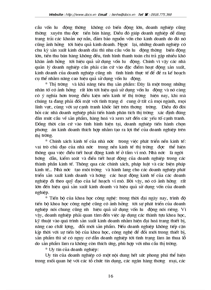 image for page Một số giải pháp nhằm nâng cao hiệu quả sử dụng vốn lưu động tại Công ty trách nhiệm hữu hạn Tân Thành