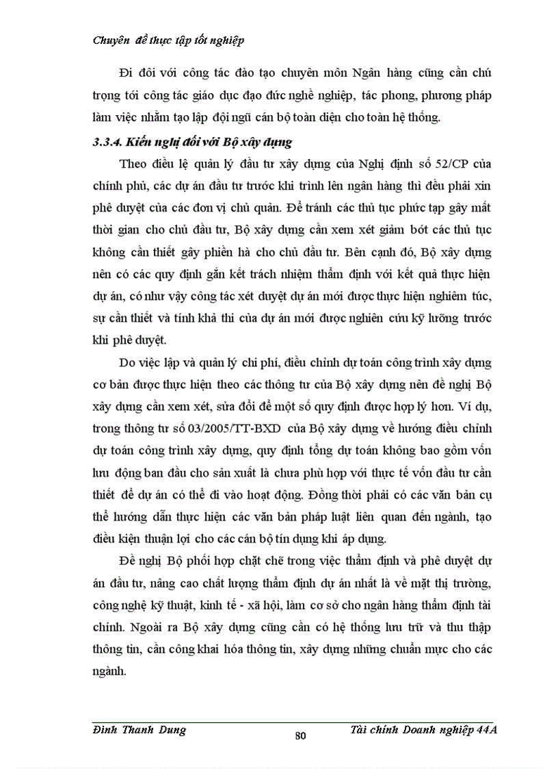 image for page Nâng cao chất lượng thẩm định tài chính dự án trong cho vay tại chi nhánh ngân hàng Công thương Ba Đình đối với các doanh nghiệp ngành xây dựng