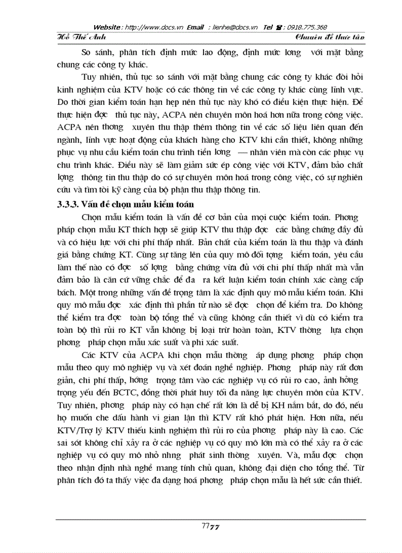 image for page Hoàn thiện kiểm toán chu trình tiền lương nhân viên trong kiểm toán báo cáo tài chính do Công ty Trách nhiệm Hữu hạn Kiểm toán và Tư vấn ACPA thực h