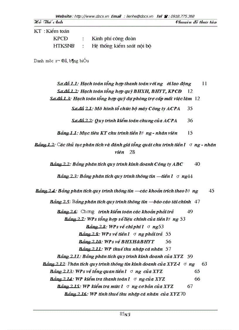 image for page Hoàn thiện kiểm toán chu trình tiền lương nhân viên trong kiểm toán báo cáo tài chính do Công ty Trách nhiệm Hữu hạn Kiểm toán và Tư vấn ACPA thực h