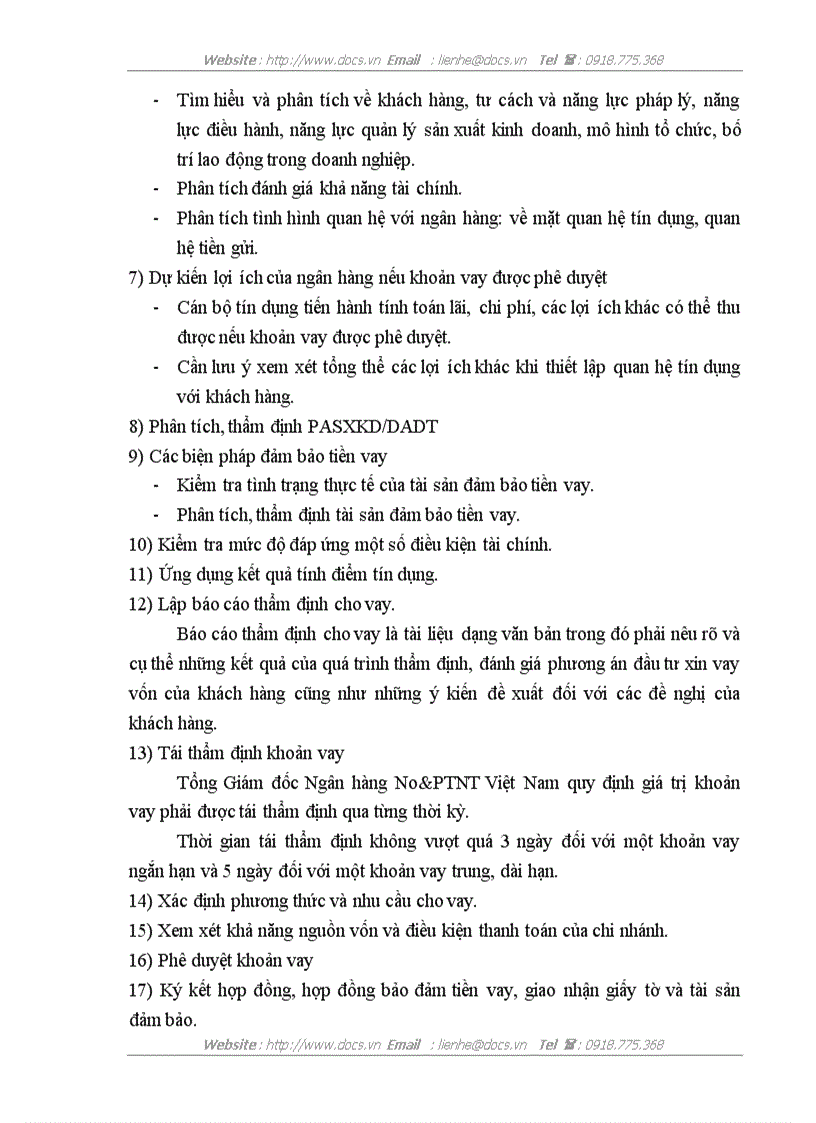 image for page Mở rộng hoạt động cho vay đối với DNNQD tại chi nhánh Ngân hàng No PTNT Bà Triệu