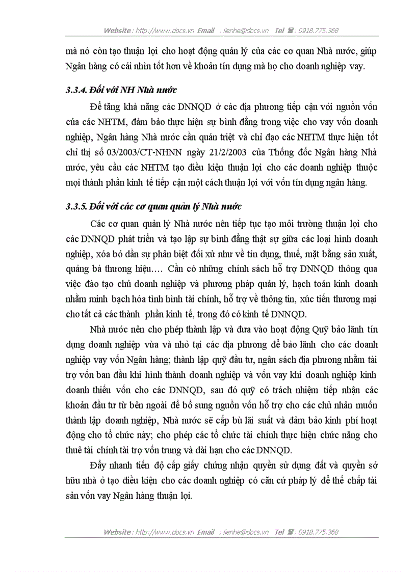 image for page Mở rộng hoạt động cho vay đối với DNNQD tại chi nhánh Ngân hàng No PTNT Bà Triệu