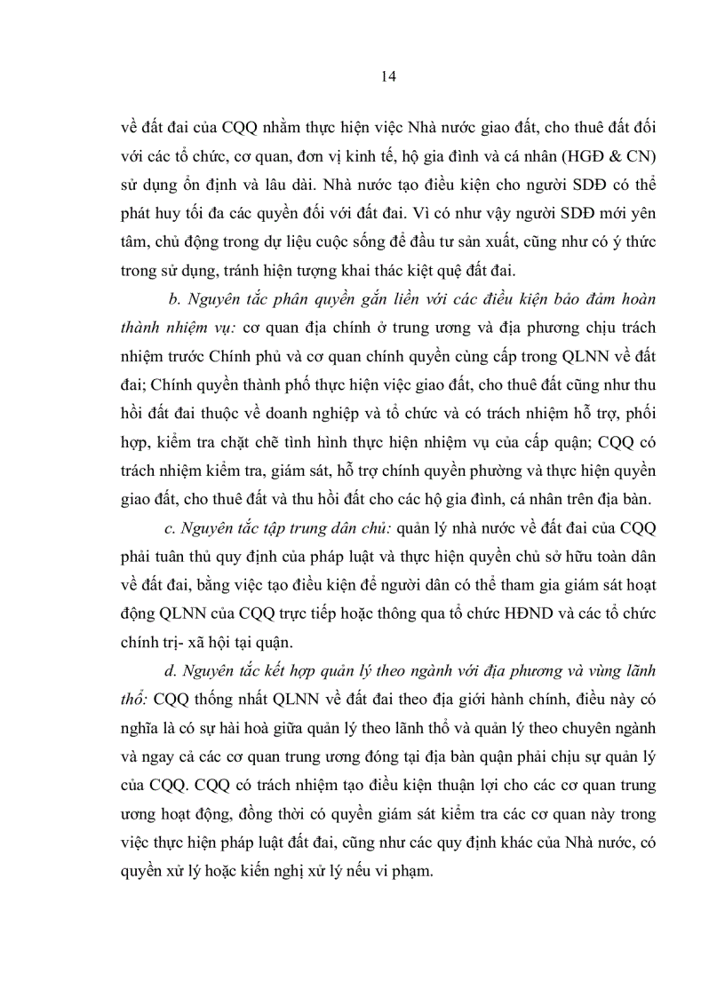 image for page Thực trạng quản lý nhà nước về đất đai trên địa bàn quận Tây Hồ