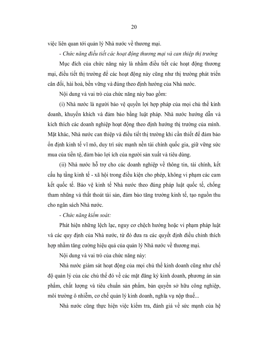 image for page Hoàn thiện nội dung quản lý nhà nước về thương mại hàng hoá trên địa bàn Hà nội đến năm 2020