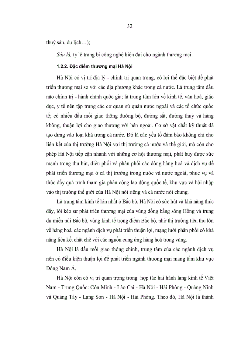 image for page Hoàn thiện nội dung quản lý nhà nước về thương mại hàng hoá trên địa bàn Hà nội đến năm 2020