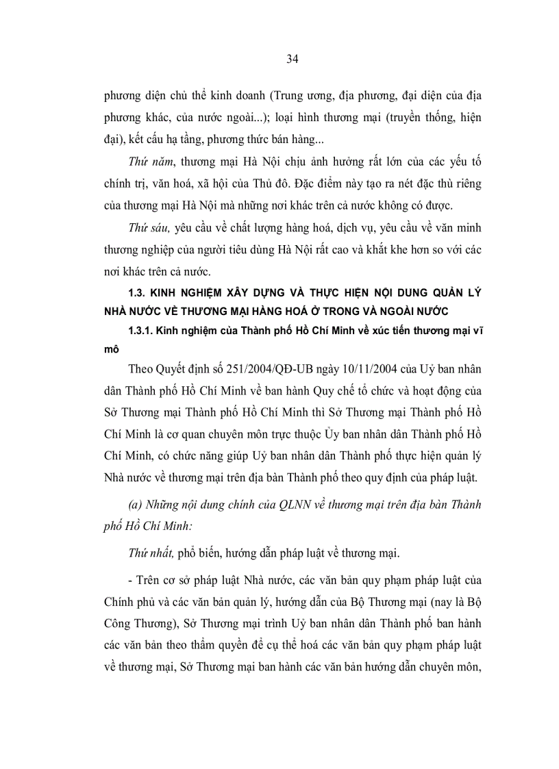 image for page Hoàn thiện nội dung quản lý nhà nước về thương mại hàng hoá trên địa bàn Hà nội đến năm 2020