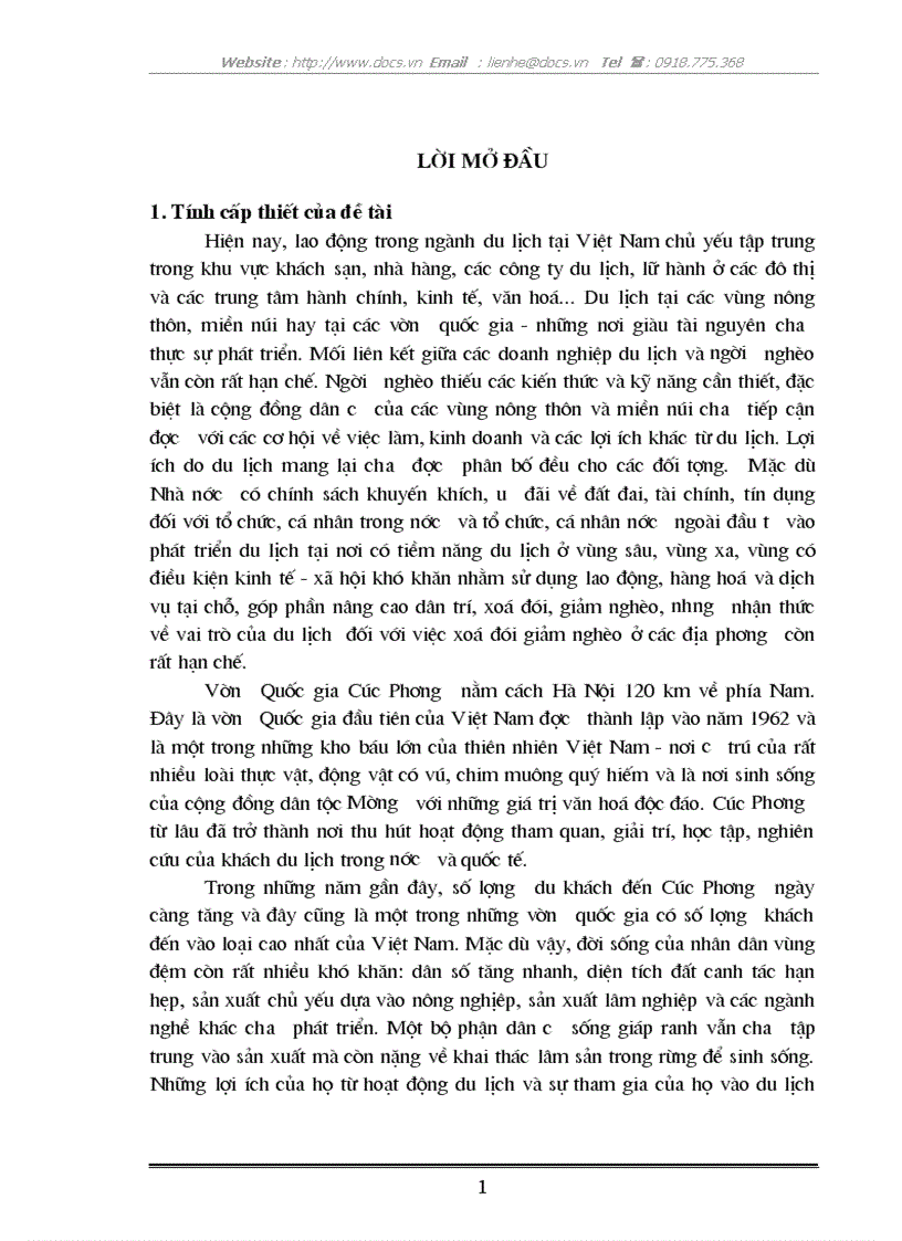 image for page Xây dựng mô hình du lịch vì người nghèo tại vườn quốc gia Cúc Phương