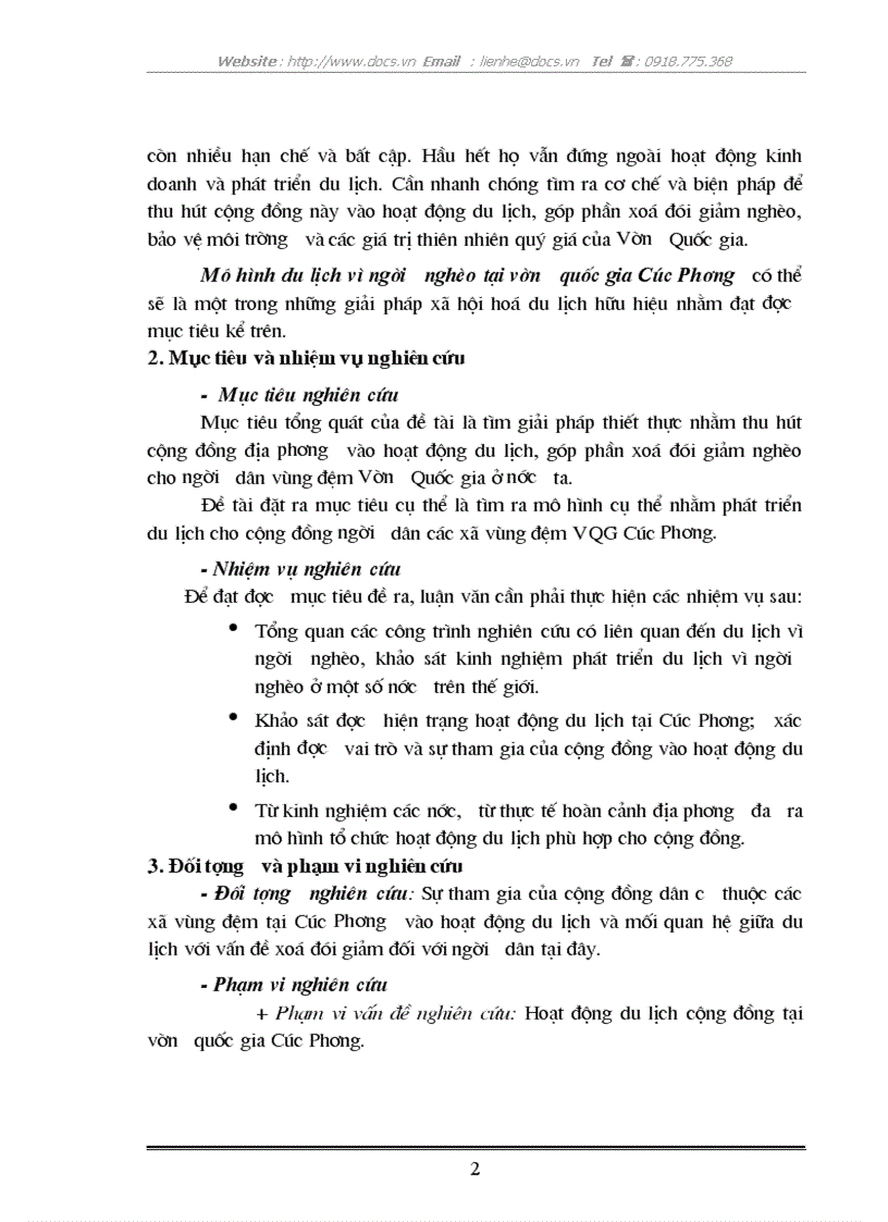 image for page Xây dựng mô hình du lịch vì người nghèo tại vườn quốc gia Cúc Phương