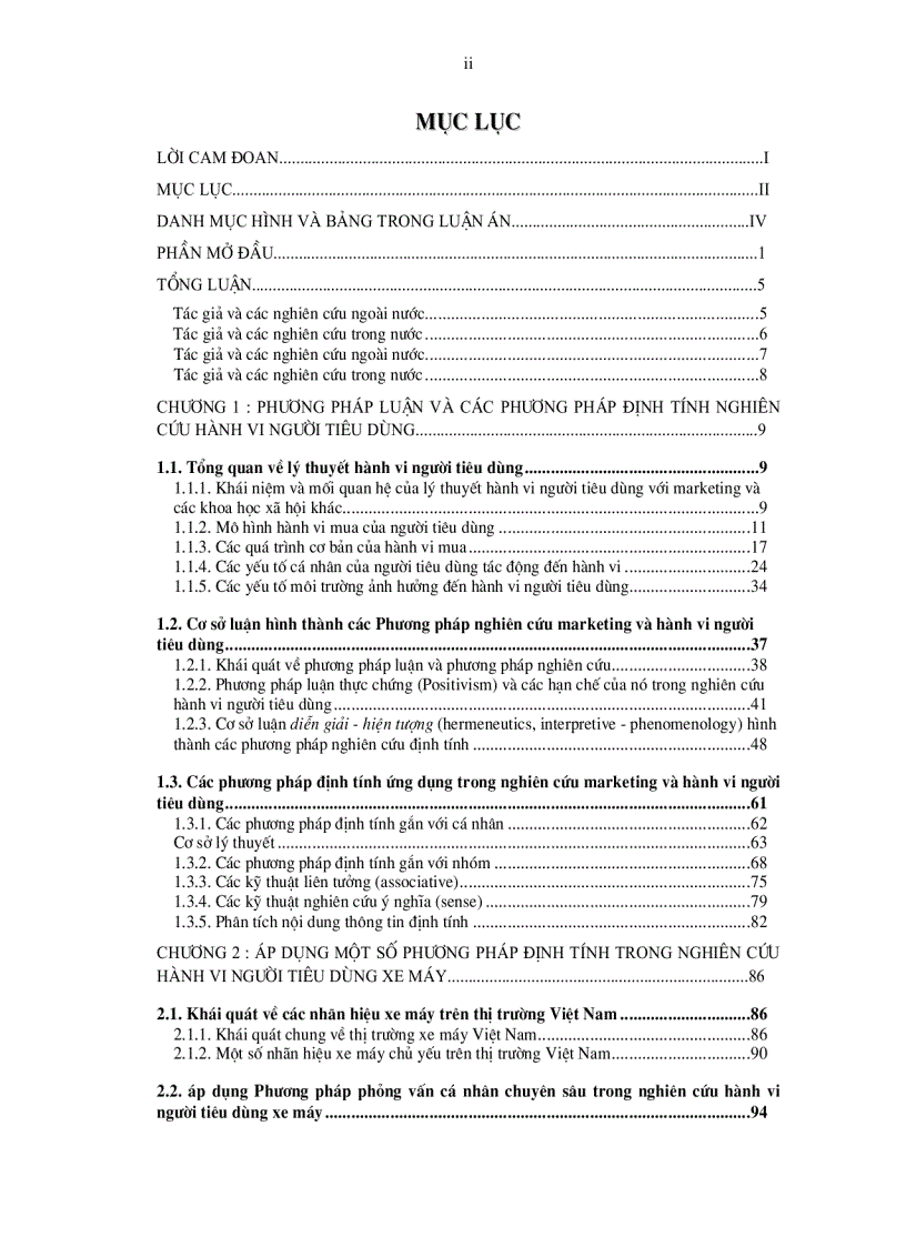 image for page Phương pháp định tính trong nghiên cứu hành vi người tiêu dùng VN về sản phầm xe máy