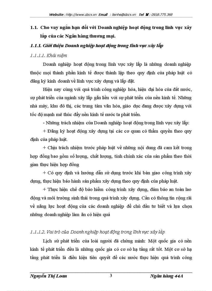 image for page Nâng cao chất lượng cho vay ngắn hạn đối với Doanh nghiệp hoạt động trong lĩnh vực xây lắp tại Ngân hàng Đầu tư và Phát triển Hà Nội