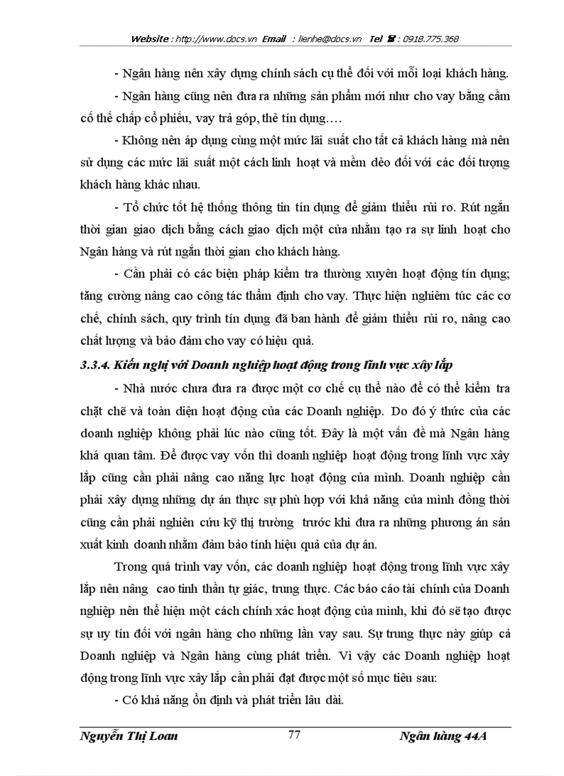 image for page Nâng cao chất lượng cho vay ngắn hạn đối với Doanh nghiệp hoạt động trong lĩnh vực xây lắp tại Ngân hàng Đầu tư và Phát triển Hà Nội