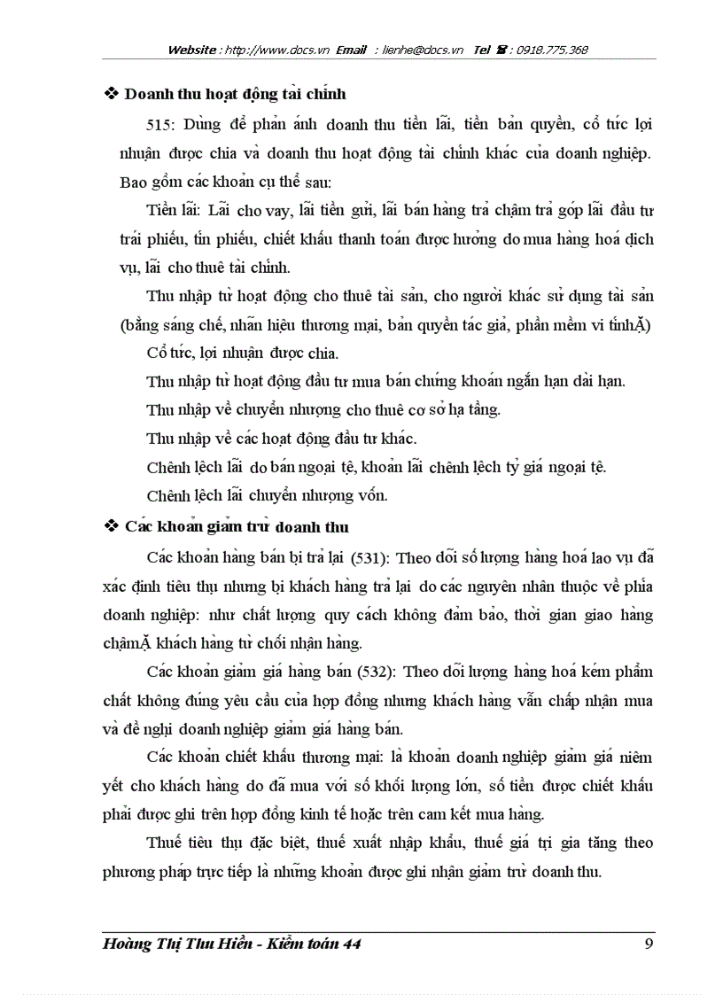 image for page Hoa n thiê n kiê m toa n khoa n mu c doanh thu trong kiê m toa n Ba o ca o ta i chi nh do Công ty Kiê m toa n va Đi nh gia Viê t Nam thư c hiê n