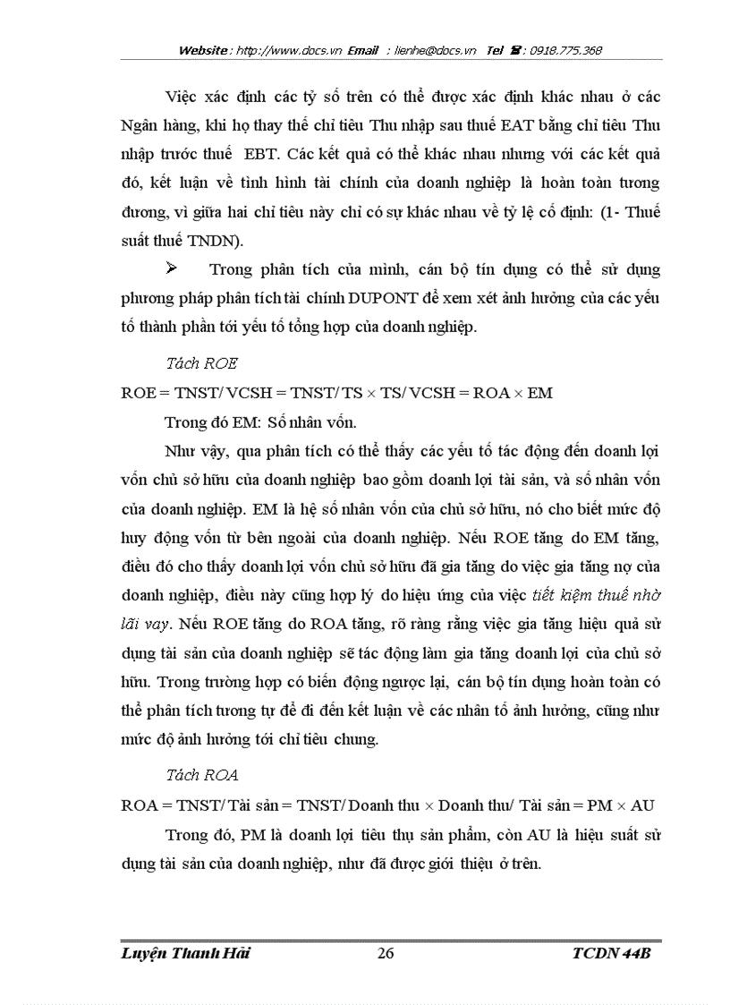 image for page Nâng cao chất lượng phân tích tài chính doanh nghiệp trong hoạt động tín dụng tại Ngân hàng thương mại cổ phần các doanh nghiệp ngoài quốc doanh Việt