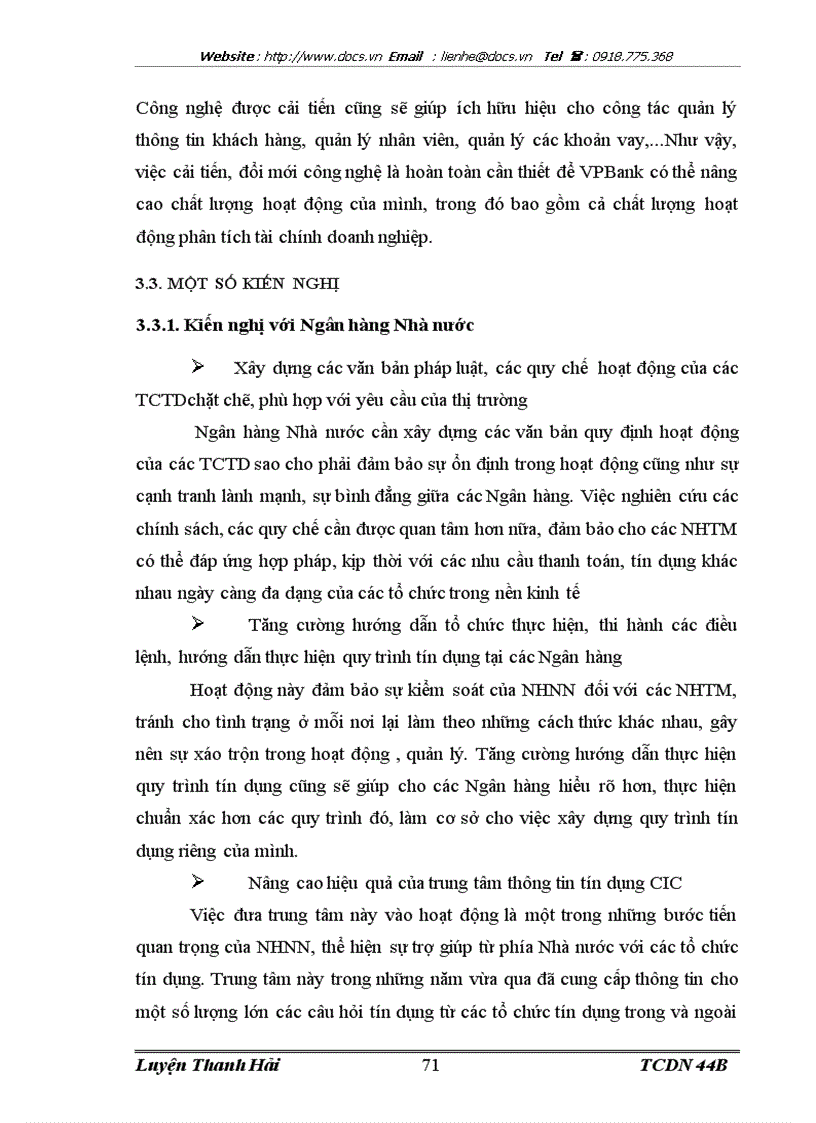 image for page Nâng cao chất lượng phân tích tài chính doanh nghiệp trong hoạt động tín dụng tại Ngân hàng thương mại cổ phần các doanh nghiệp ngoài quốc doanh Việt