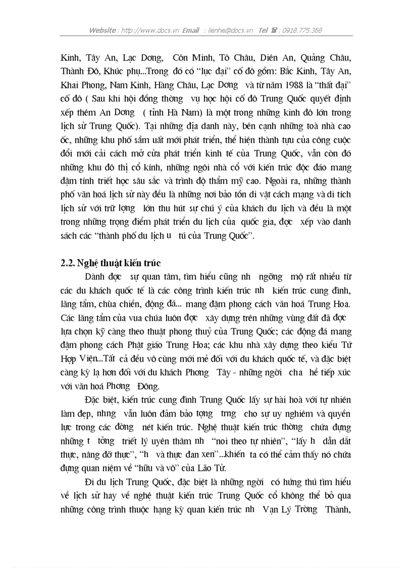 image for page Phát triển du lịch quốc tế đến ở Trung Quốc từ 1978 đến nay và một số kinh nghiệm đối với Việt Nam