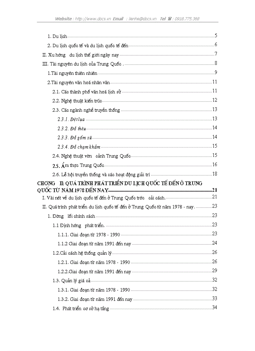 image for page Phát triển du lịch quốc tế đến ở Trung Quốc từ 1978 đến nay và một số kinh nghiệm đối với Việt Nam