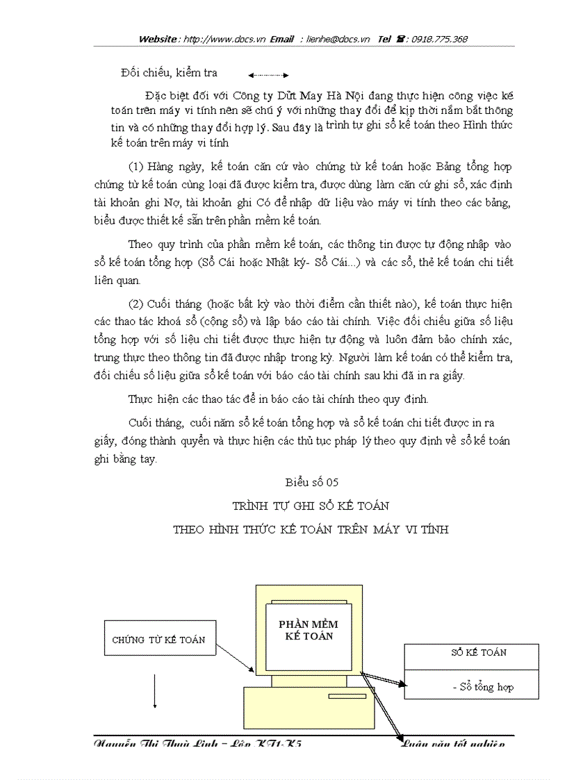 image for page Hoàn thiện công tác kế toán nguyên vật liệu tại Công ty Dệt May Hà Nội