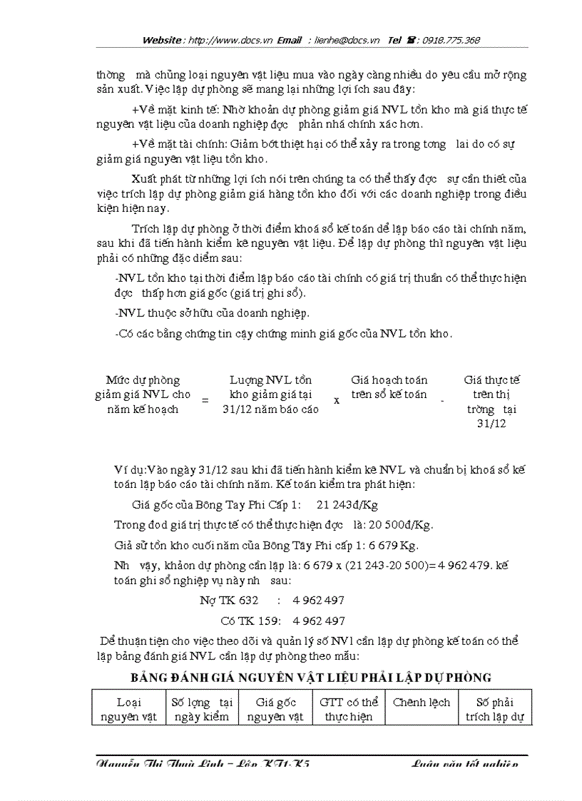 image for page Hoàn thiện công tác kế toán nguyên vật liệu tại Công ty Dệt May Hà Nội