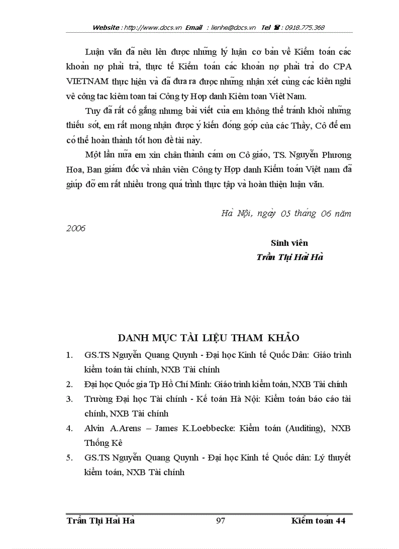 image for page Kiê m toa n ca c khoa n nơ pha i tra trong kiê m toa n ba o ca o ta i chi nh do Công ty Hơ p danh Kiê m toa n Viê t Nam CPA VIETNAM thư c hiê n