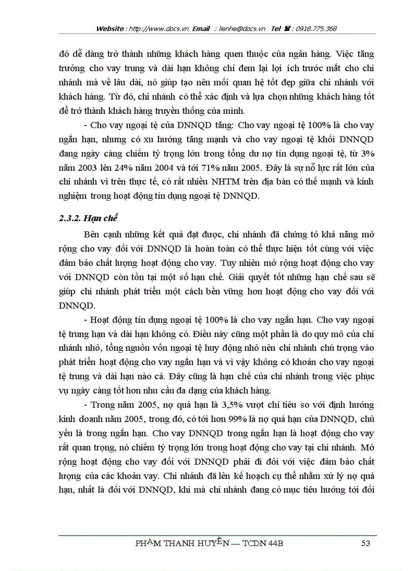 image for page Mở rộng hoạt động cho vay đối với DNNQD tại chi nhánh Ngân hàng No PTNT Bà Triệu