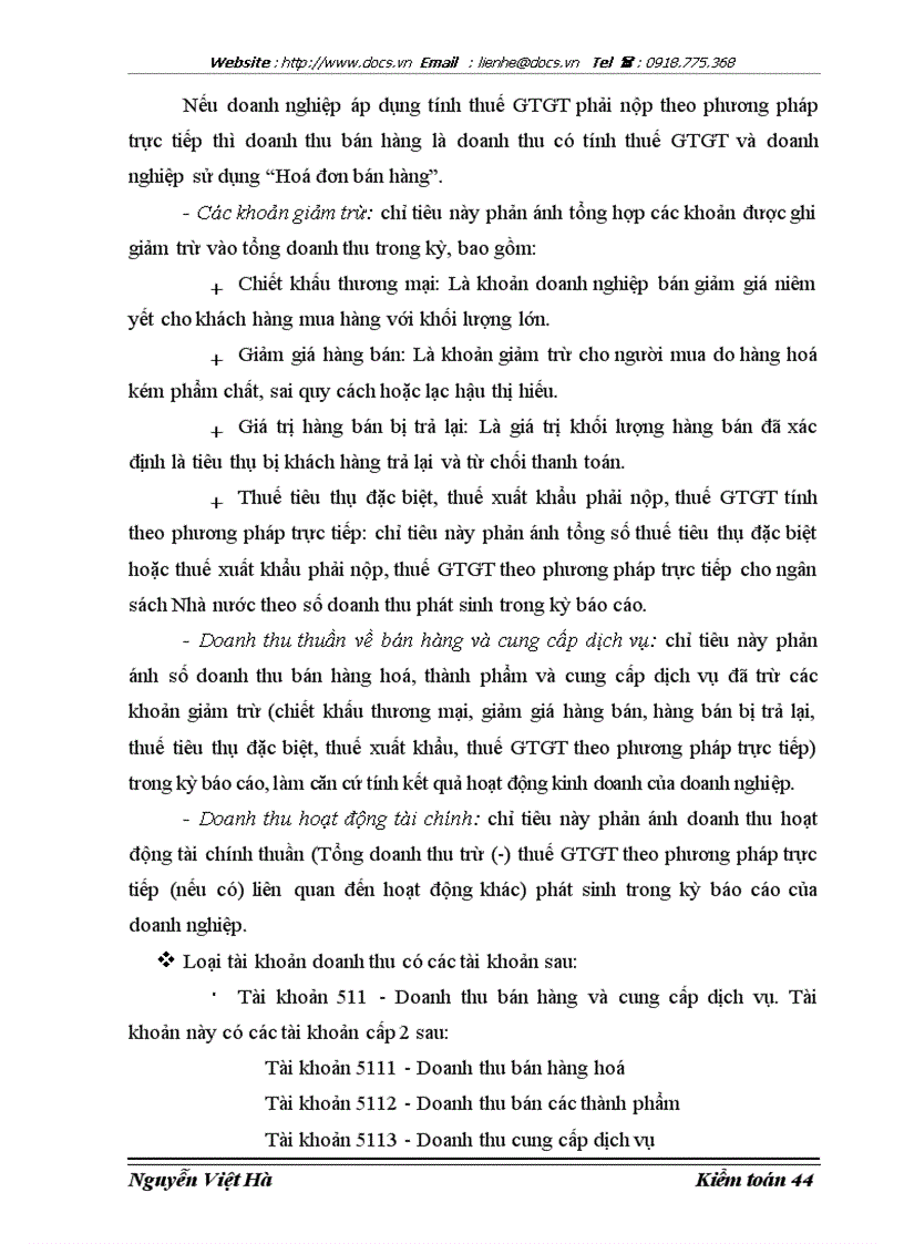 image for page Hoàn thiện kiểm toán khoản mục doanh thu trong kiểm toán Báo cáo tài chính do Công ty Hợp danh Kiểm toán Việt Nam thực hiện