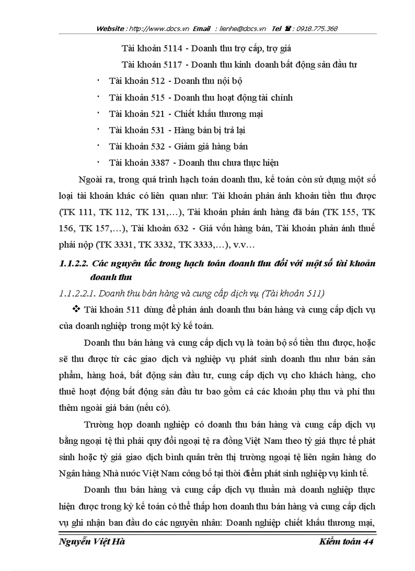 image for page Hoàn thiện kiểm toán khoản mục doanh thu trong kiểm toán Báo cáo tài chính do Công ty Hợp danh Kiểm toán Việt Nam thực hiện
