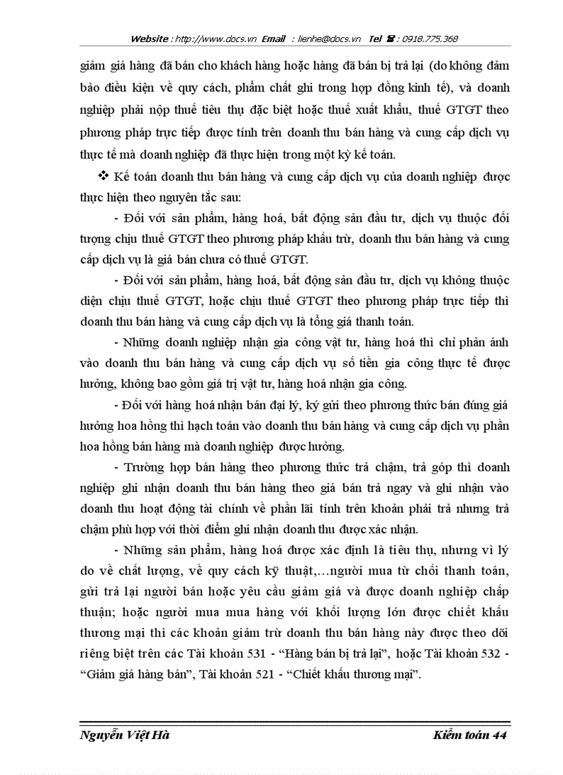 image for page Hoàn thiện kiểm toán khoản mục doanh thu trong kiểm toán Báo cáo tài chính do Công ty Hợp danh Kiểm toán Việt Nam thực hiện