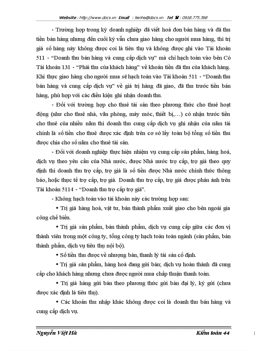 image for page Hoàn thiện kiểm toán khoản mục doanh thu trong kiểm toán Báo cáo tài chính do Công ty Hợp danh Kiểm toán Việt Nam thực hiện