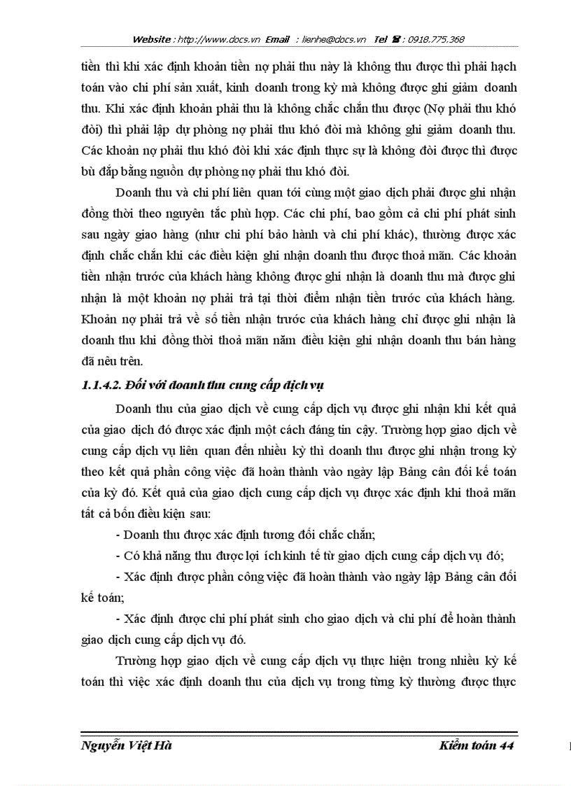 image for page Hoàn thiện kiểm toán khoản mục doanh thu trong kiểm toán Báo cáo tài chính do Công ty Hợp danh Kiểm toán Việt Nam thực hiện