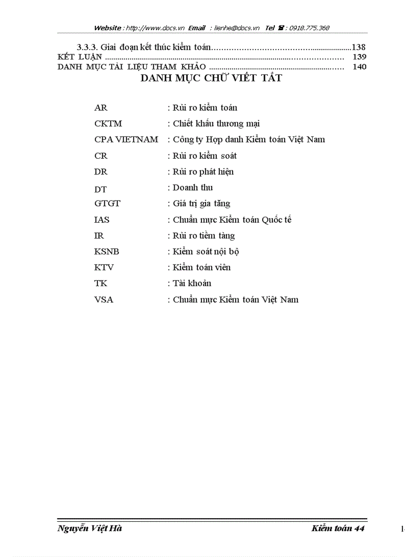 image for page Hoàn thiện kiểm toán khoản mục doanh thu trong kiểm toán Báo cáo tài chính do Công ty Hợp danh Kiểm toán Việt Nam thực hiện