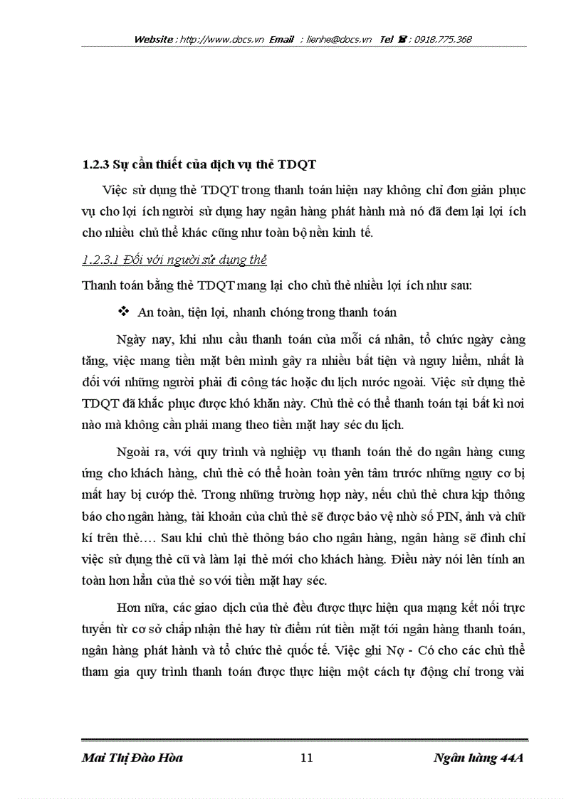 image for page Mở rộng dịch vụ thẻ TDQT tại Ngân hàng Ngoại thương Việt Nam