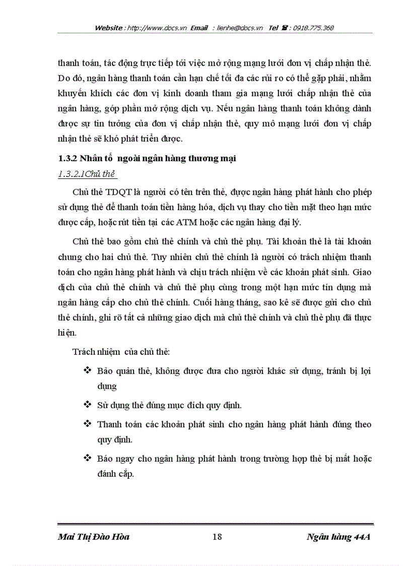 image for page Mở rộng dịch vụ thẻ TDQT tại Ngân hàng Ngoại thương Việt Nam