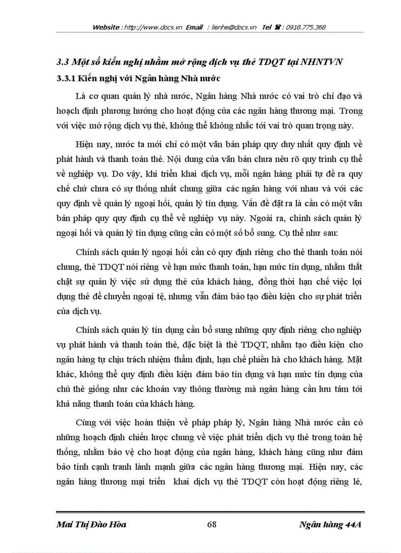 image for page Mở rộng dịch vụ thẻ TDQT tại Ngân hàng Ngoại thương Việt Nam