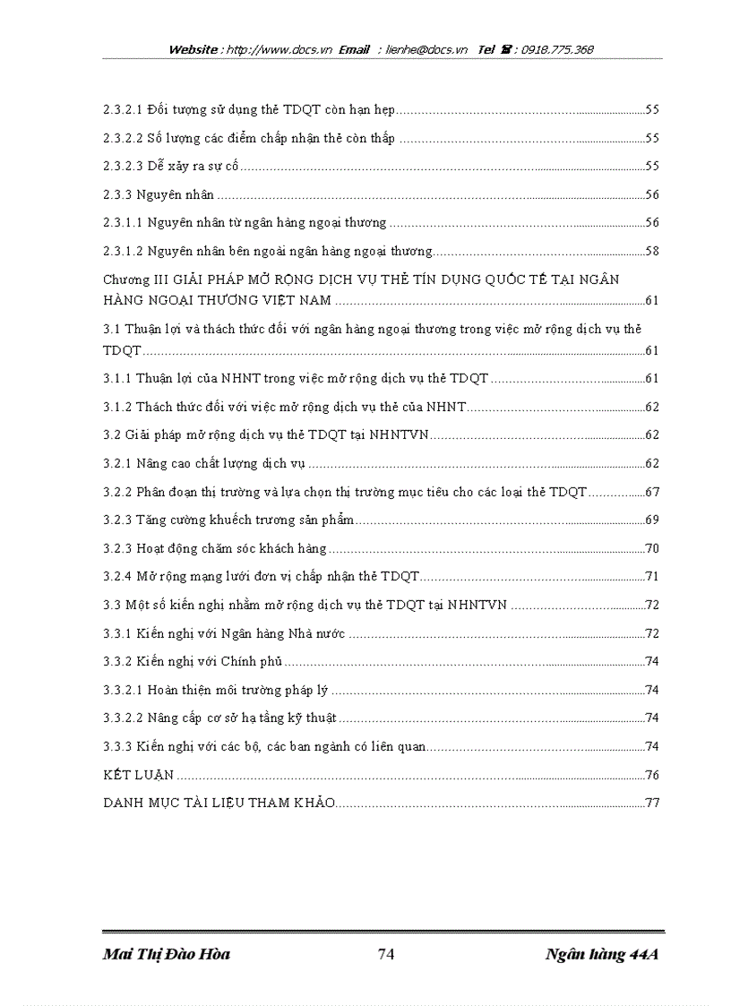 image for page Mở rộng dịch vụ thẻ TDQT tại Ngân hàng Ngoại thương Việt Nam