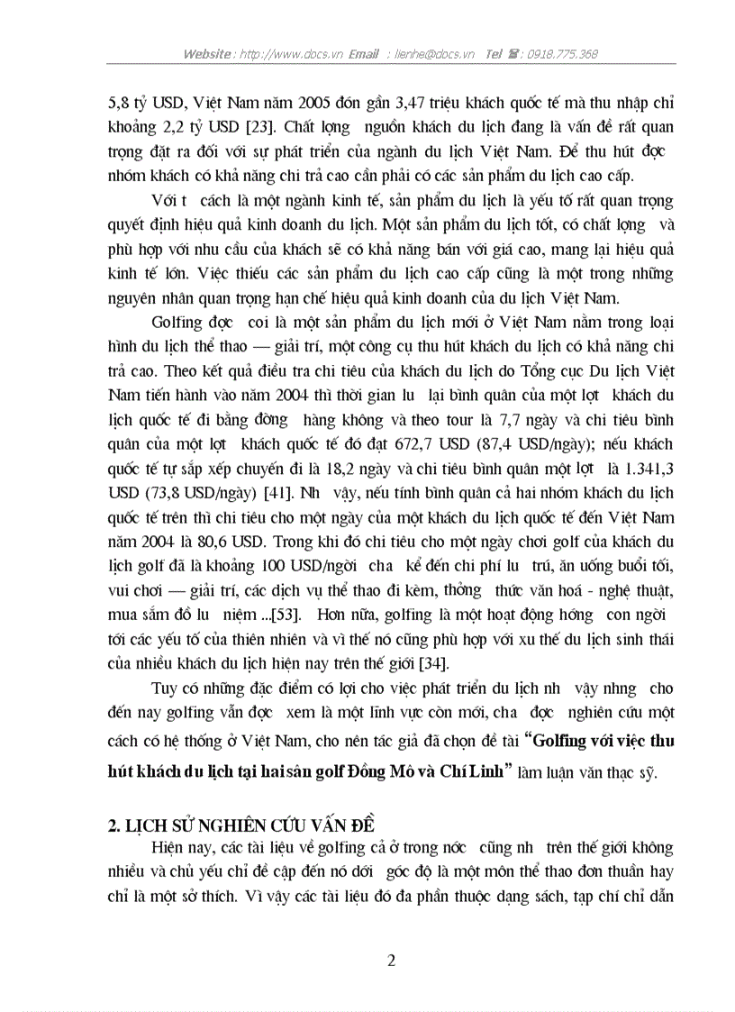 image for page Golfing với việc thu hút khách du lịch tại hai sân golf Đồng Mô và Chí Linh